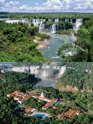 Belmond Hotel das Cataratas at Iguassu Falls feels like stepping into a pink dream or a fairy tale world