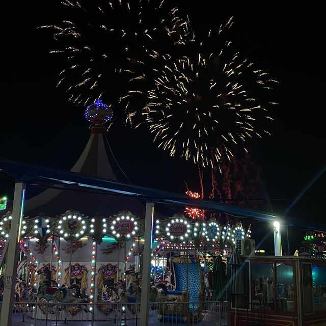 아름다운 야경 삽교호 놀이동산🎡🎠