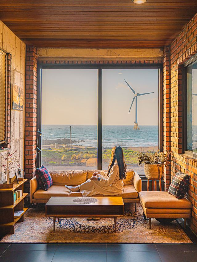 🌅노을과 풍차뷰가 예쁜 제주카페 [제주, 원웨이]🌊
