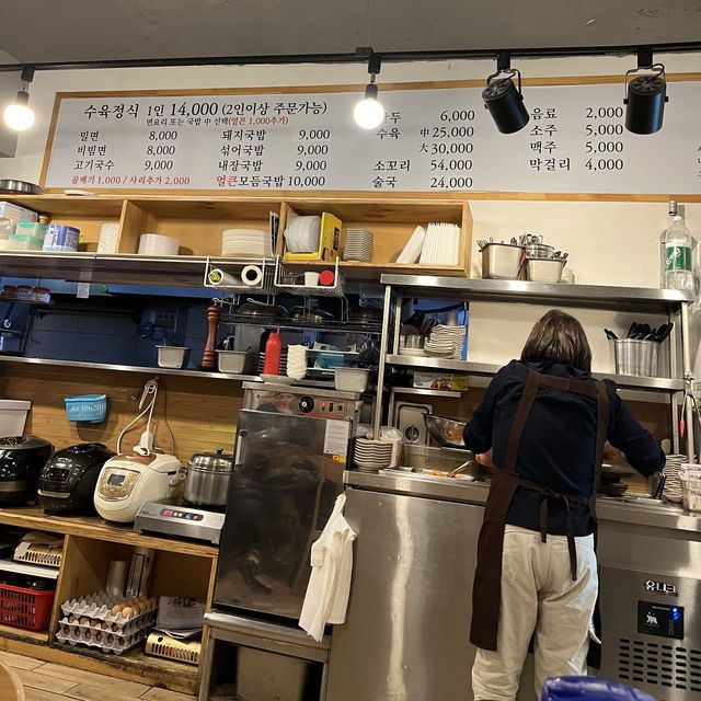 【韓国ソウル・東大門】済州島名物のコギグクスが食べられる「ハドンジン」