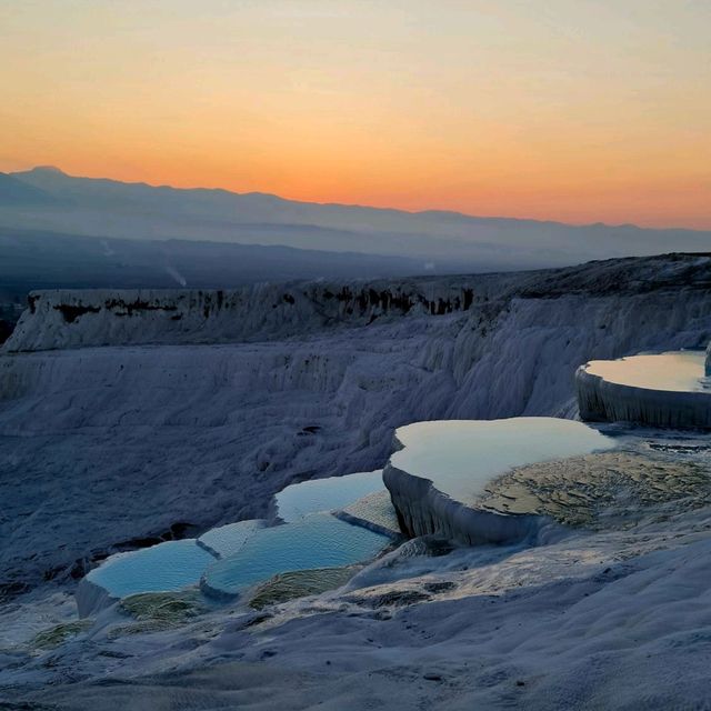 Travertines in Turkey