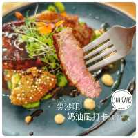 尖沙咀奶油風cafe😍打卡之餘食物有水準