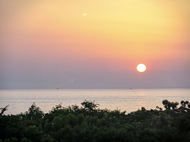 會席料理初體驗，白濱夕陽見一面