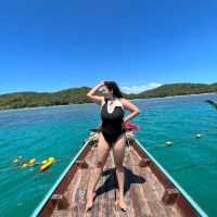 ร่องเรือชมบรรยากาศ​ เกาะแตน  สมุย