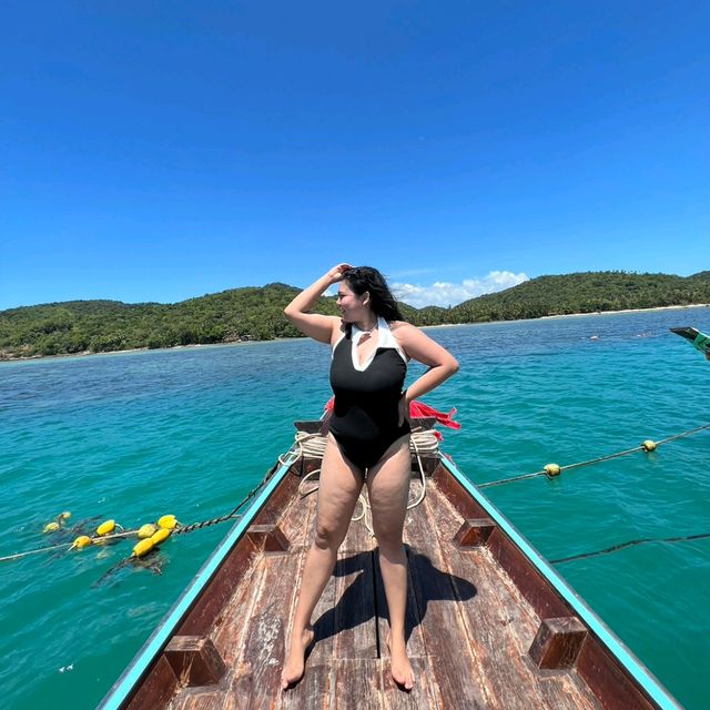ร่องเรือชมบรรยากาศ​ เกาะแตน  สมุย