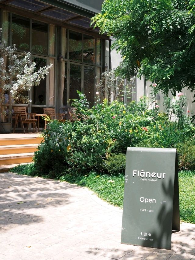 FLANUER TEA ☕ คาเฟ่สวนสวยสไตล์อังกฤษ