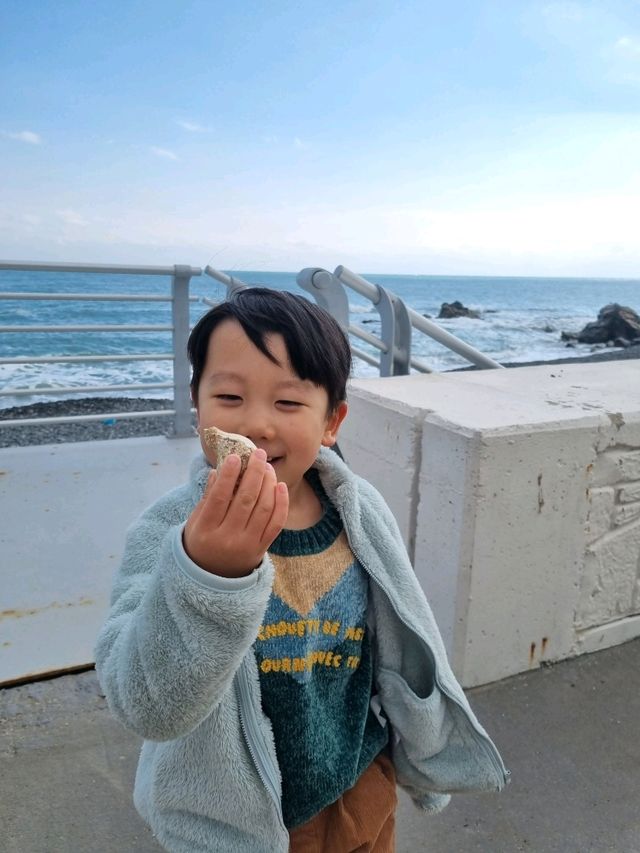 울산 '주전몽돌해변'
