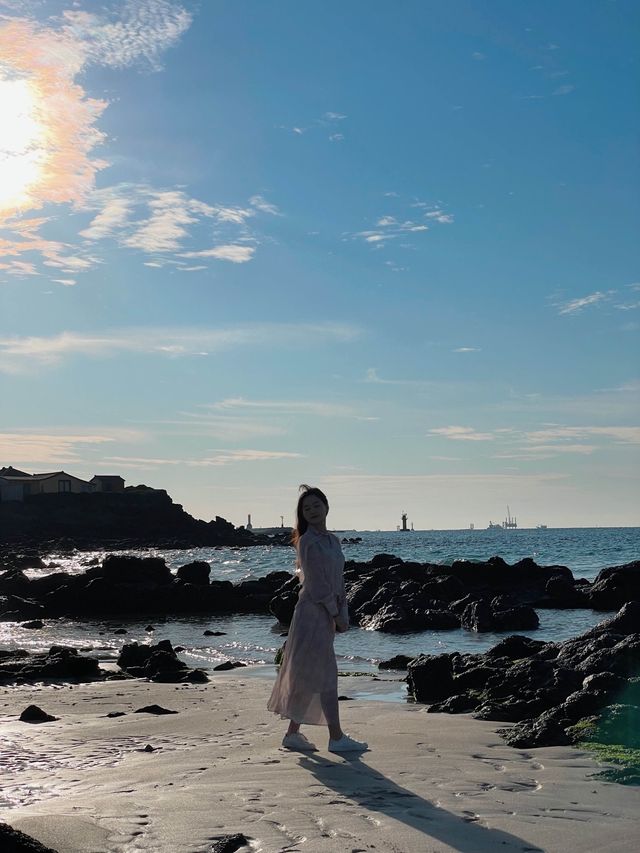 파스텔톤 바다가 멋진 제주 ”곽지 해수욕장“