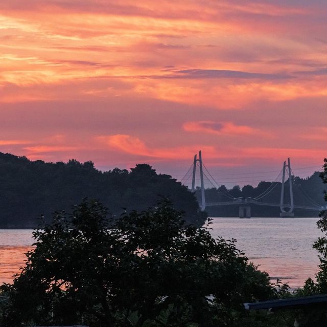 Amazing Sunset on Tapjeongho (탑정호)