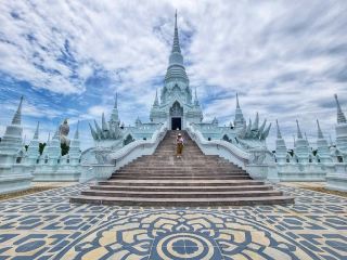 Beautiful Temple in Suphanburi Province.