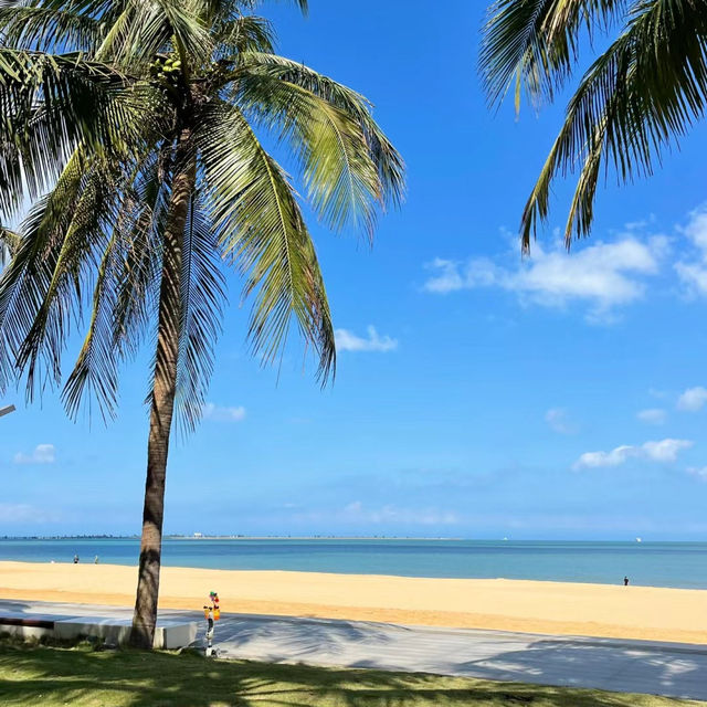 新原沙灘：天然海灘，世外桃源