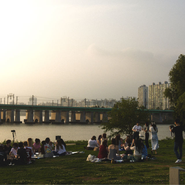 마음을 잔잔하게 만들어 주는 서울 노을 명소 노들섬