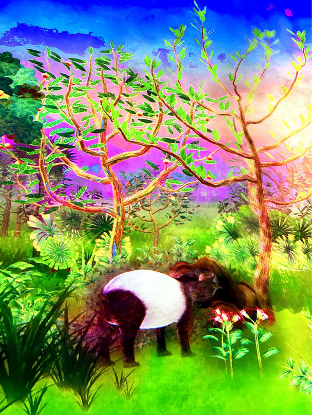 Amazing Glass Rotunda Digital Flora and Fauna