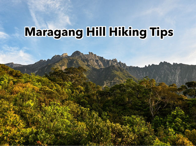 Tour guide is compulsory to hike Maragang Hill 🇲🇾 