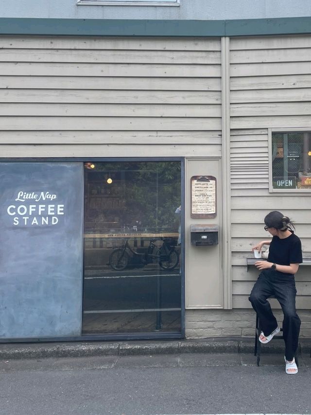 ☕️고소하지만 산미있는 라떼, 감성샷까지 리틀냅커피스탠드⭐️