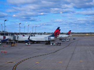 The transit at St Paul Intercontinental Airport, Minneapolis