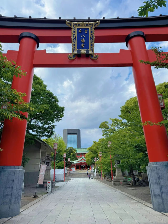 【東京】御朱印巡り𑁍𓏸𓈒お相撲好きはここ行って!!江戸最大の八幡様✨