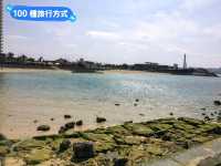 日本沖繩-欣賞夕陽與購物玩樂的北谷落日沙灘