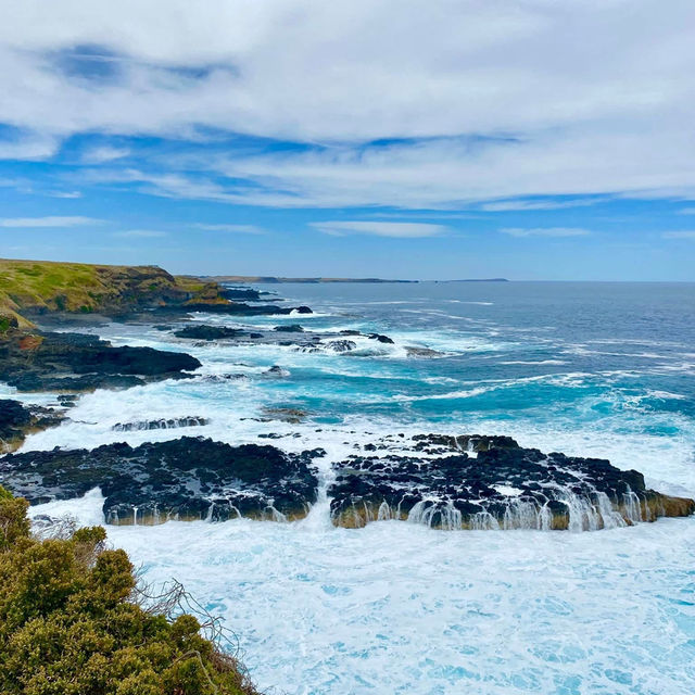 Phillip Island, located just off the coast 