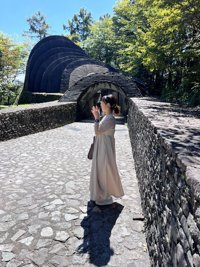 【軽井沢】石で作られた教会⛪️