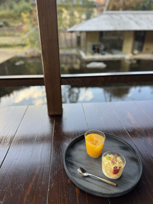 【熊本グルメ】静かに風景を楽しめる和の喫茶✨️