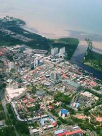 Miri from Above: A City of Heritage & Progress!