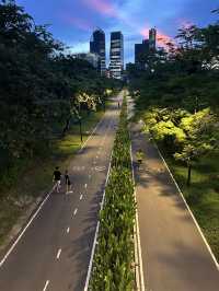 曼谷班嘉奇蒂公園夜跑體驗