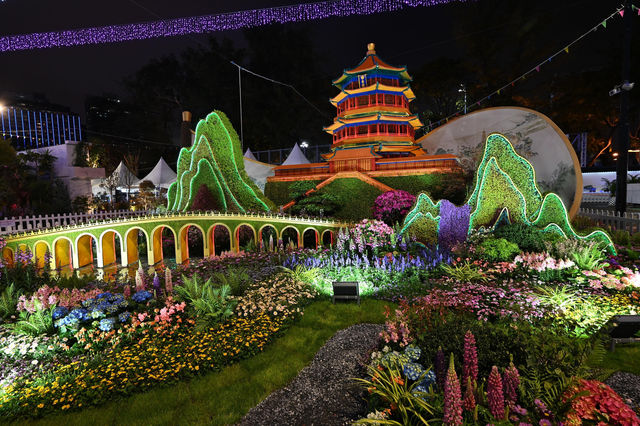 香港花卉展覽維多利亞公園揭幕
