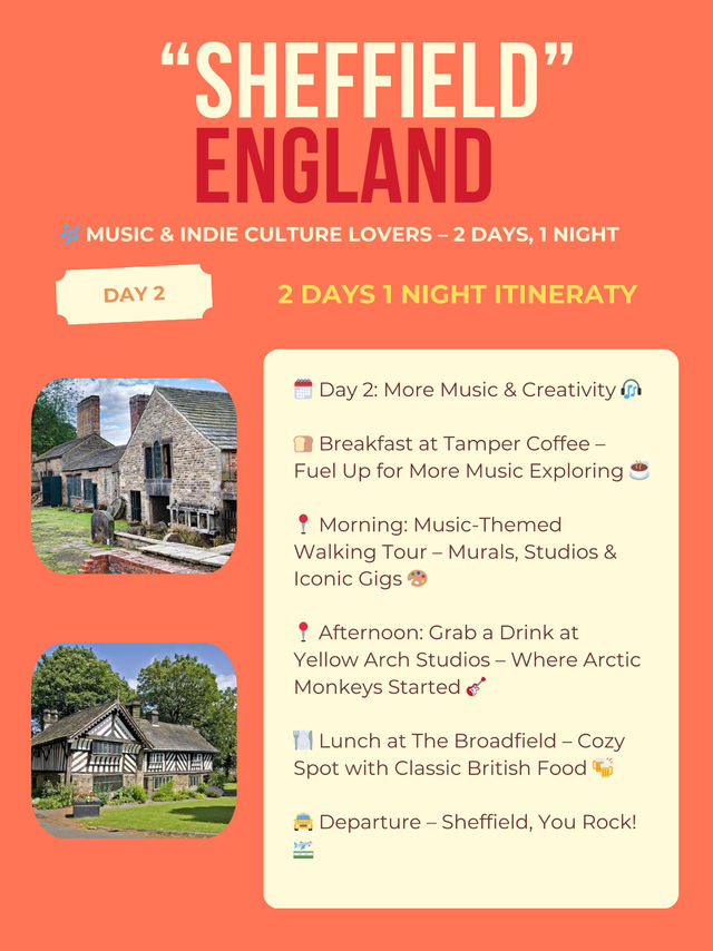 Sheffield itinerary ✈️🏆