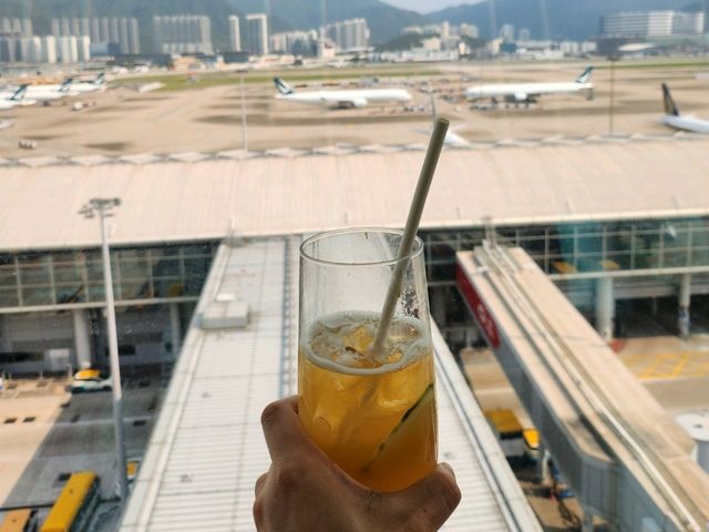 ✈️【香港機場・Intervals貴賓室｜飛機迷的觀景天堂】