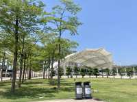 新橋市民廣場✨🏛️ 欣賞建築美學和享受自然風光🏺🌴