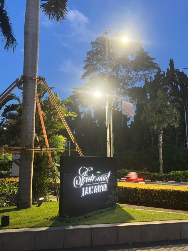 Fairmont Hotel Jakarta 🏟️🏨