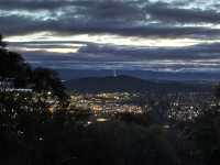 Mount Ainslie Lookout at Night – A Peaceful Glow Over Canberra
