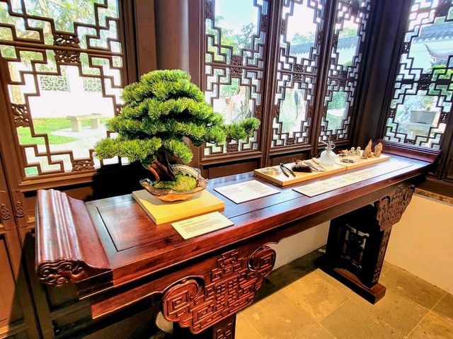 Inspiring pavillions of Bonsai Garden