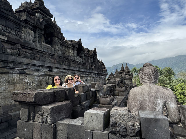 Steps Through Time: A Soulful Morning at Borobudur