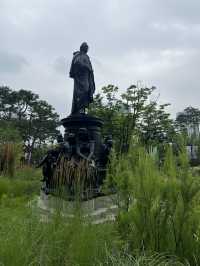 석촌호수길을 걷고 월드파크로 가봐요