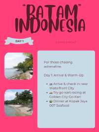🇮🇩 Batam Itinerary: Extreme Sports & Thrill Seekers 🪂🚤