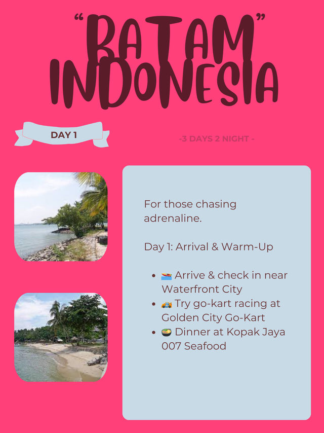 🇮🇩 Batam Itinerary: Extreme Sports & Thrill Seekers 🪂🚤