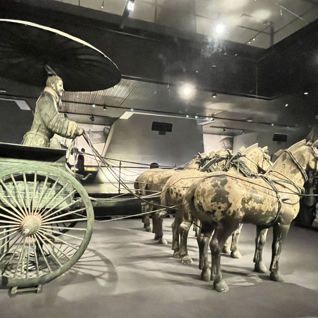 🐎 Bronze Chariots at Lishan — Qin Dynasty Craftsmanship at Its Finest