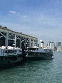 灣仔海濱長廊看維港