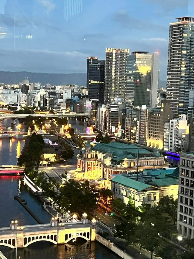 大阪堂島濱塔16樓WowUs的百萬夜景免費觀景台