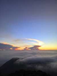 Golden Sunrise from Mount Sibayak