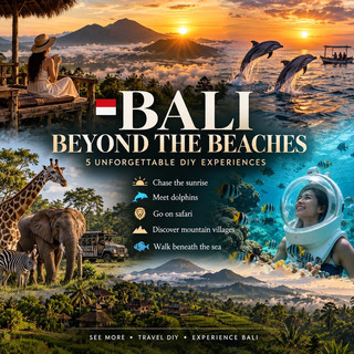 Bali Lebih dari Sekadar Pantai: Matahari Terbit Epik, Pertemuan Liar & Vibes Bawah Laut