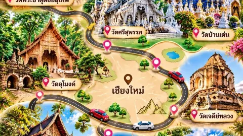 치앙마이 사원 투어: 란나 예술의 매력과 공덕을 쌓는 1박 2일 힐링 여행 🛕✨ — traveler post in Phra Phutthabat