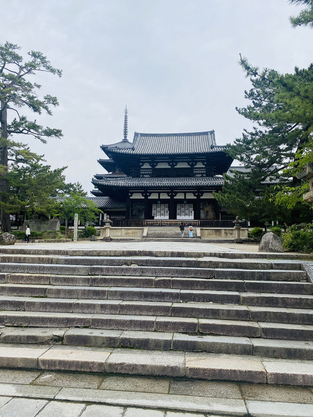 【奈良県🇯🇵法隆寺】日本最初の世界文化遺産☺️