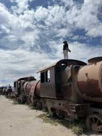 Visiting Train Cemetery in Uyuni 🇧🇴