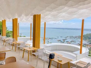 Summer Sky · elevated views over Songkhla Lake