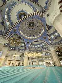 Spring Visit to the Stunning Turkish Mosque in Bishkek