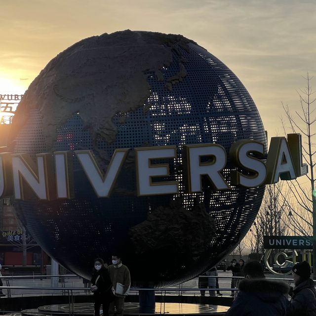 Winter visit Universal Studios Beijing 