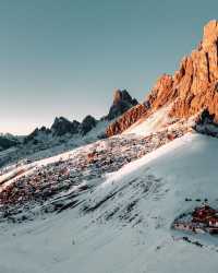 Winter Wonderland: Postcard-perfect Passo Giau, a Snowy Paradise in the Dolomites
